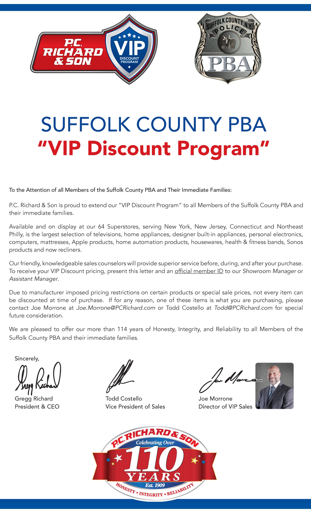 Suffolk County PBA PC Richard & Son